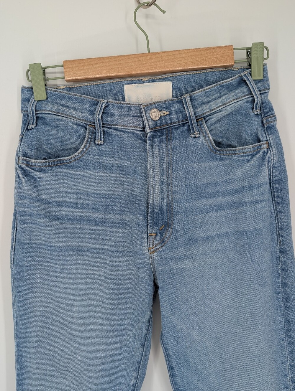 Mother Superior Hustler Ankle Fray Jeans No Offense Wash size 27 - Picture 3 of 10